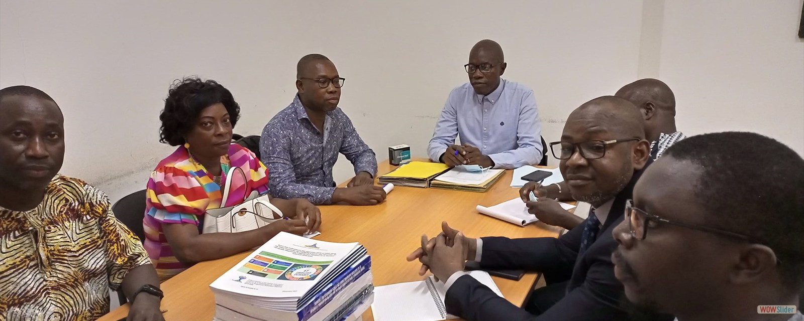 O Director Geral do INE recebeu  a Missão conjunta (UEMOA e AFRISTAT) de apoio para o projecto da  renovação de Contas Nacionais da Guiné-Bissau
