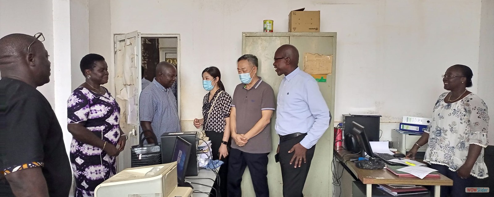 Encarregado dos negócios da Embaixada da China na Guiné-Bissau realizou uma visita a instalação do INE