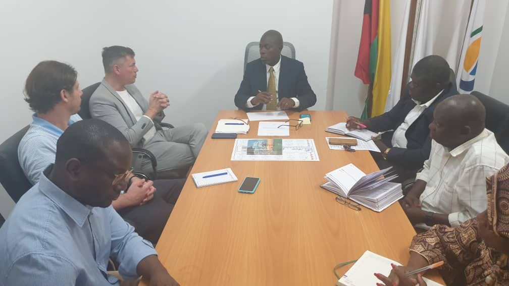 Visita do Senhor Ministro da Economia,  e Secretária de Estado do Plano e Integração Regional às  Instalações do Instituto Nacional de Estatistica da Guiné-Bissau