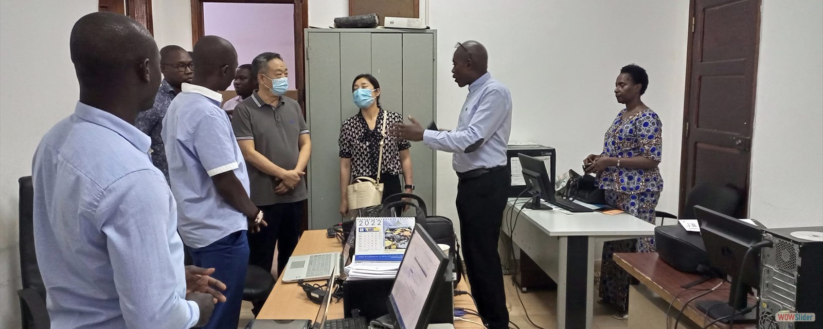 Encarregado dos negócios da Embaixada da China na Guiné-Bissau realizou uma visita a instalação do INE