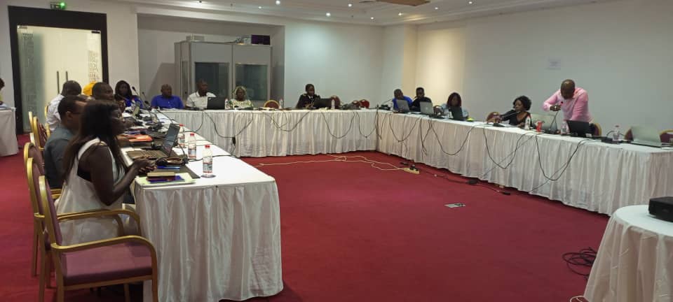 Ato de encerramento da Reunião do Comitê de Coordenação Nacional para a Recolha e Gestão de Dados Migratórios, local Bissau, Hotel Hala de 22 a 24 de Maiô de 2023.